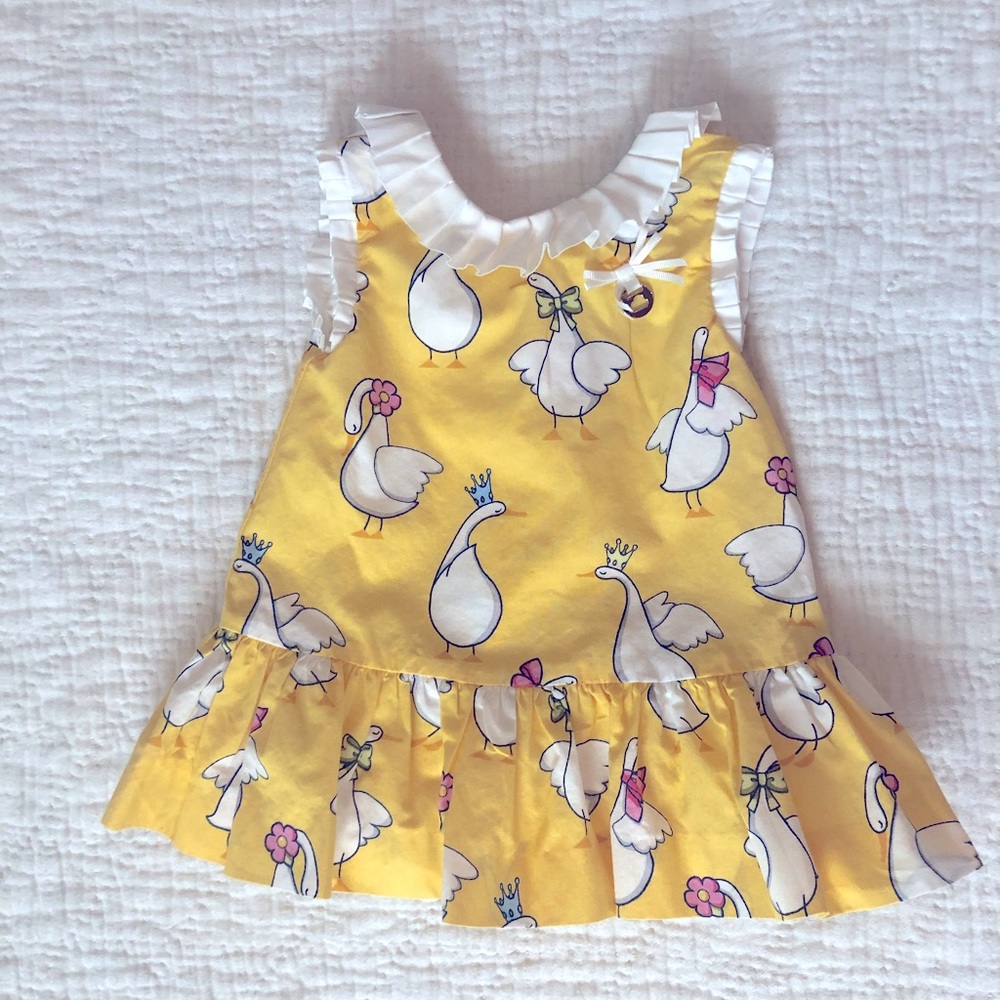 Mayoral 6M Yellow Goose Dress